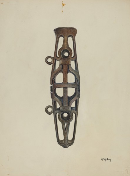 Whip Socket, c. 1937. Creator: William McAuley.
