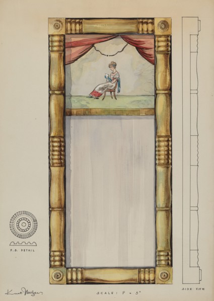 Mirror, c. 1936. Creator: Kurt Melzer.
