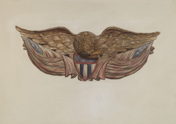 Eagle, 1935/1942. Creator: Flora Merchant.