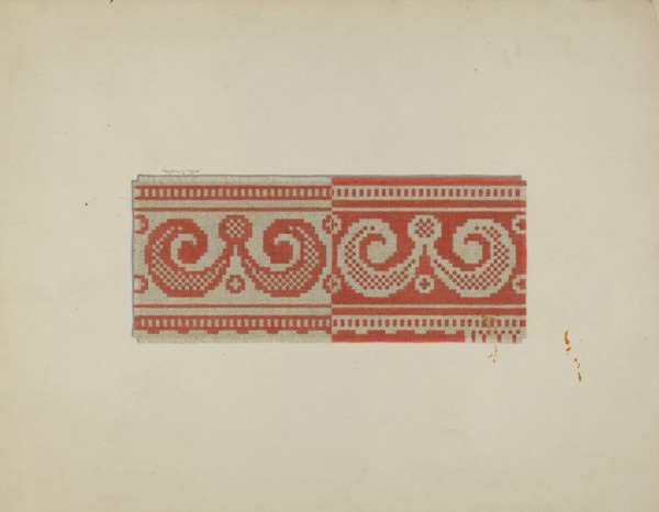 Tyler Coverlet, c. 1941. Creator: Merkley, Arthur G..