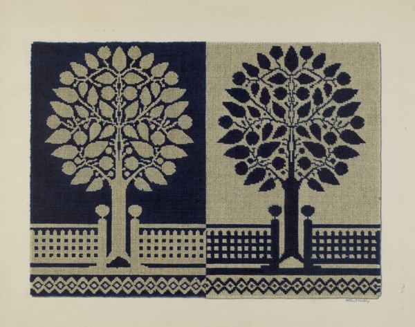 Tyler Coverlet, 1935/1942. Creator: Merkley, Arthur G..