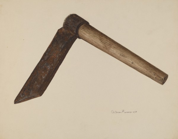 Shingle Knife, 1938. Creator: Alfonso Moreno.