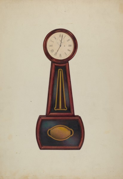 Banjo Clock, c. 1942. Creator: Ralph Morton.