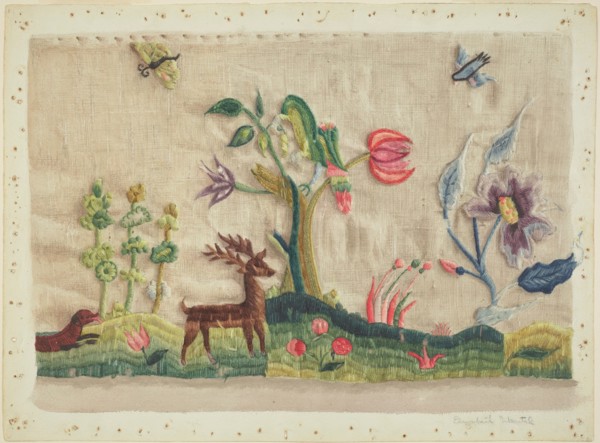Embroidery, c. 1936. Creator: Elizabeth Moutal.