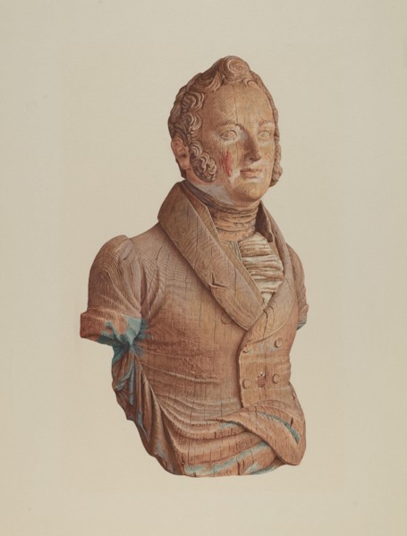 Figurehead, c. 1938. Creator: Elizabeth Moutal.