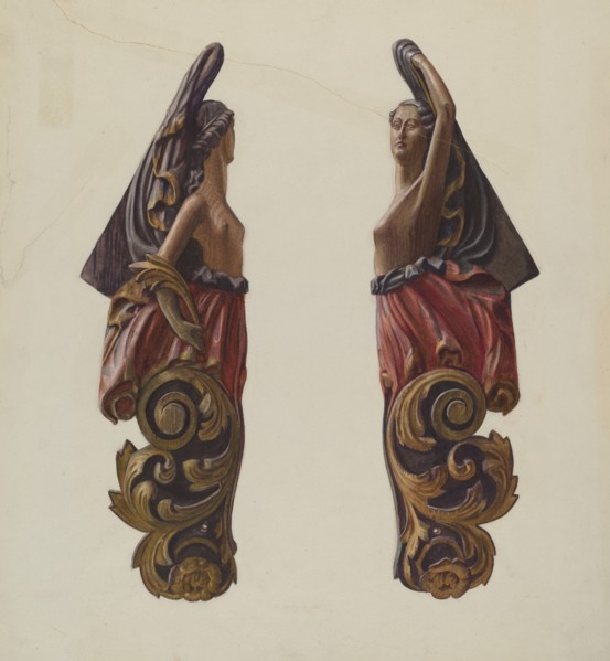 Figurehead, 1935/1942. Creator: Elizabeth Moutal.