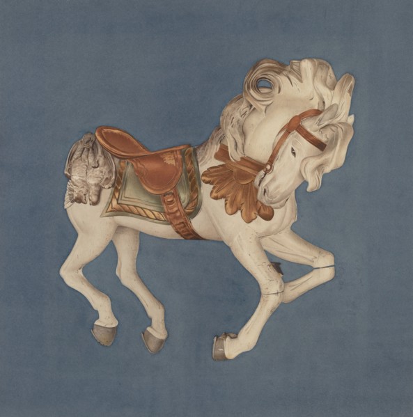Carousel Horse, c. 1939. Creator: Henry Murphy.