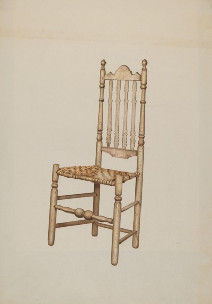 Banister Back Chair, 1935/1942. Creator: Henry Murphy.