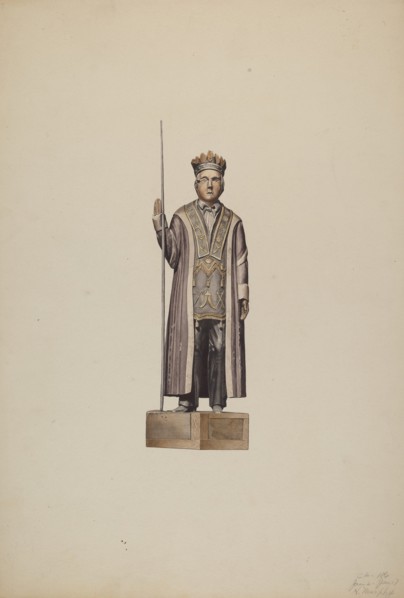 Commemorative Figure, 1935/1942. Creator: Henry Murphy.