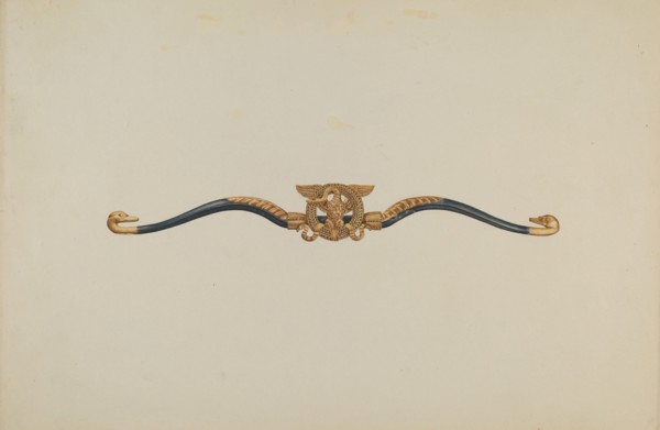 Window Cornice, 1935/1942. Creator: Henry Murphy.