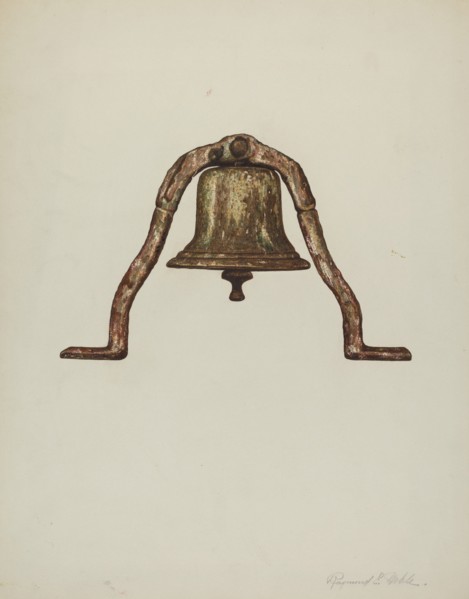 Ship's Bell, 1939. Creator: Raymond E. Noble.