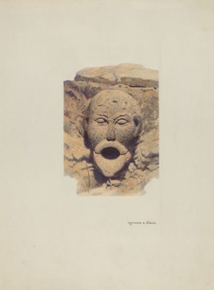 Water Spout, 1939. Creator: Raymond E. Noble.