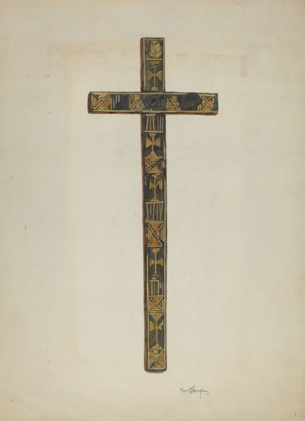 Cross, c. 1939. Creator: Carl O'Bergh.