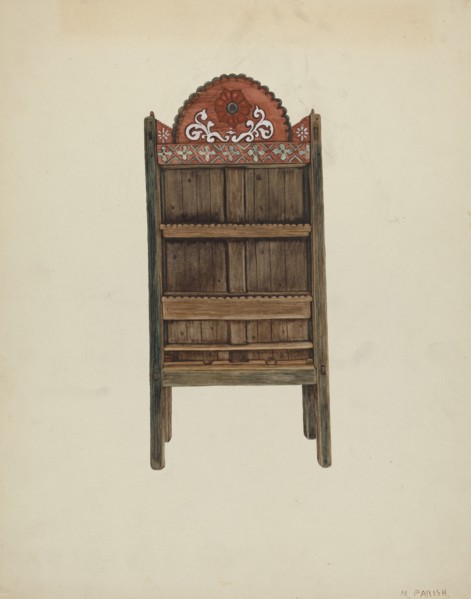 Trastero (chest), c. 1939. Creator: Marjery Parish.