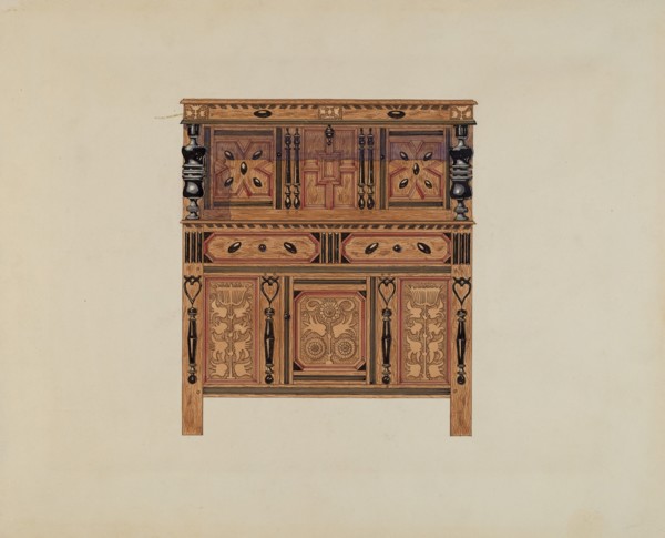 Hartford Cupboard, c. 1936. Creator: Martin Partyka.