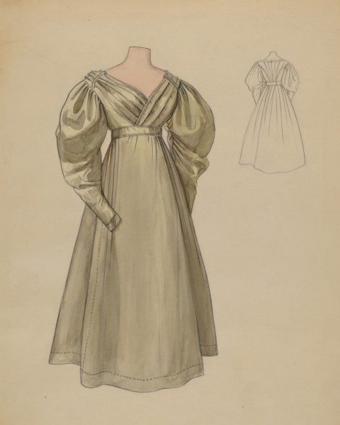 Dress, c. 1936. Creator: Jean Peszel.