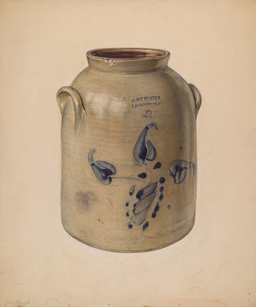 Jar, probably 1937/1938. Creator: Jean Peszel.