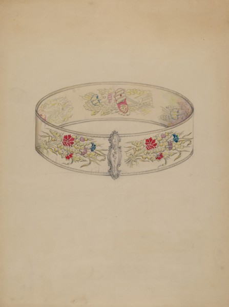 Belt, c. 1936. Creator: Jean Peszel.