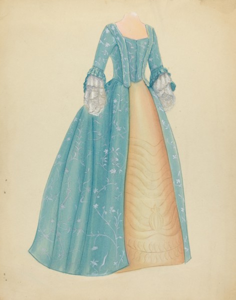 Dress, c. 1936. Creator: Jean Peszel.
