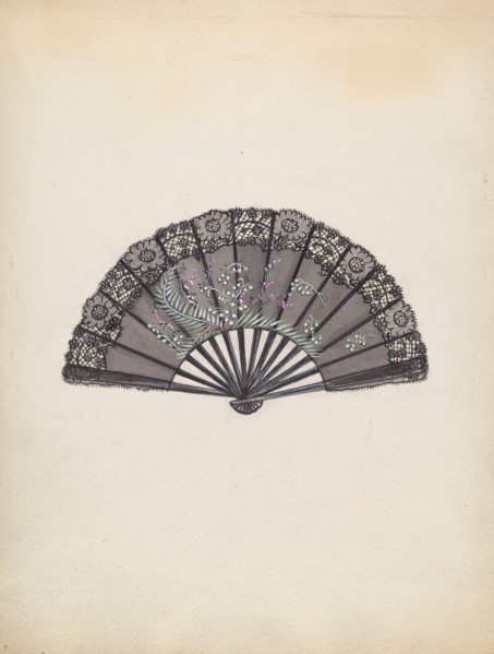 Fan, 1935/1942. Creator: Jean Peszel.