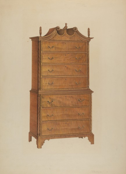 Chest-on-Chest, c. 1939. Creator: Lawrence Phillips.