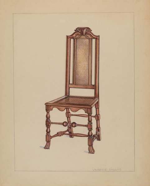 Side Chair, c. 1936. Creator: Lawrence Phillips.