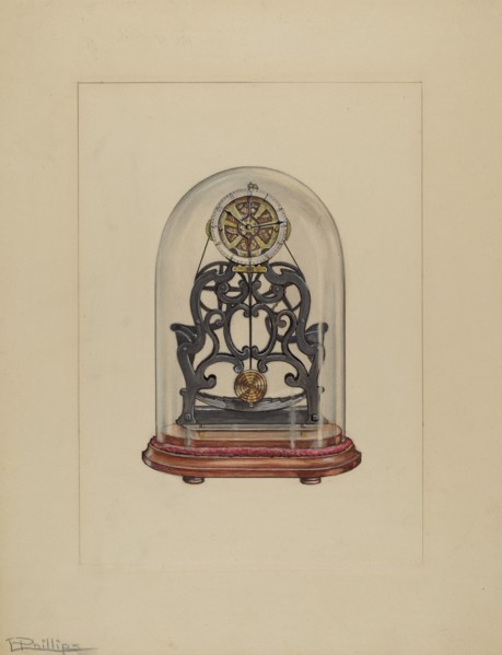 Clock, 1937. Creator: Lawrence Phillips.