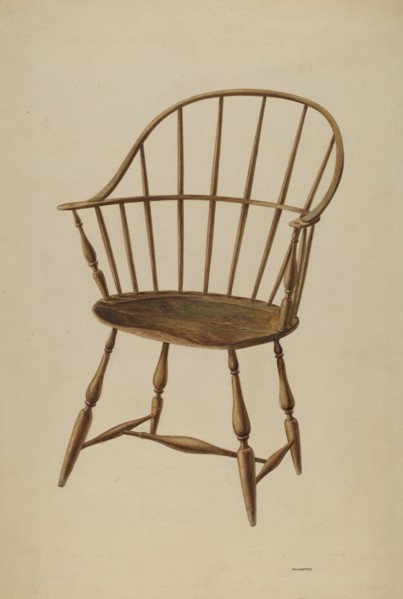Windsor Chair, c. 1939. Creator: Louis Plogsted.