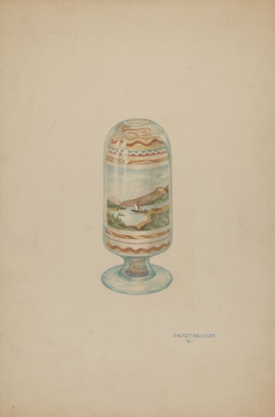 Sand Picture, c. 1941. Creator: Paul Poffinbarger.