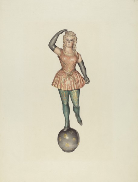 Carousel Calliope Figure, c. 1939. Creator: Robert Pohle.