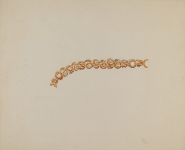 Gold Chain, c. 1937. Creator: Dorothy Posten.