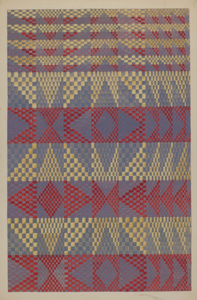 Coverlet, c. 1936. Creator: Dorothy Posten.