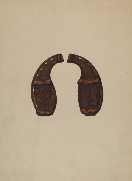 Ox Shoes, c. 1936. Creator: Walter Praefke.