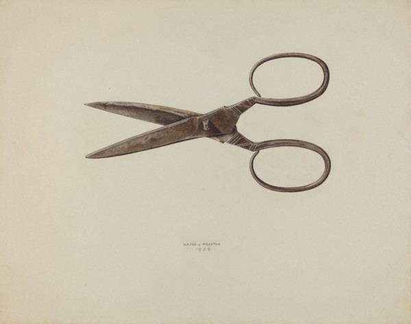 Scissors, 1939. Creator: Walter Praefke.
