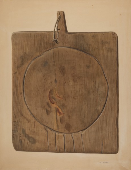 Cheese Draining Board, 1935/1942. Creator: Walter Praefke.