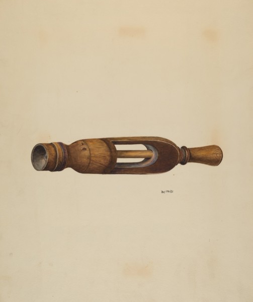 Hand Bottle Corker, c. 1940. Creator: Ray Price.