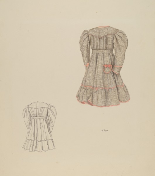Child's Dress, c. 1937. Creator: Ray Price.