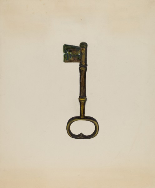 Key, 1935/1942. Creator: Edna C. Rex.