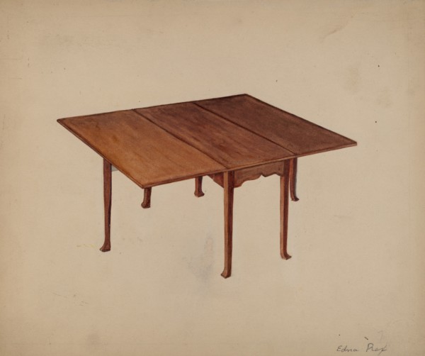 Table, Patrick Henry, 1935/1942. Creator: Edna C. Rex.