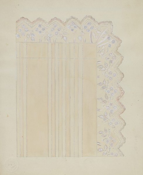 Pillow Sham, c. 1936. Creator: Edna C. Rex.