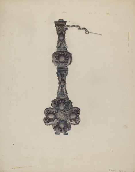 Bracelet, 1935/1942. Creator: Edna C. Rex.