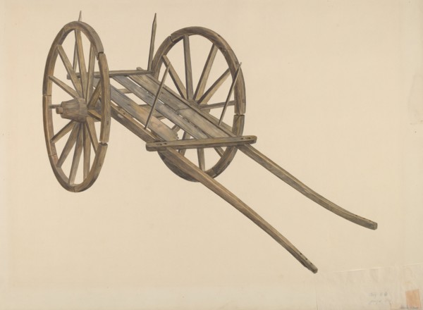 Ox Cart, 1935/1942. Creator: Wilbur M Rice.