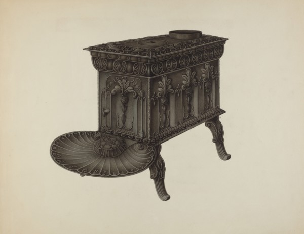 Foot Stove, c. 1937. Creator: Wilbur M Rice.