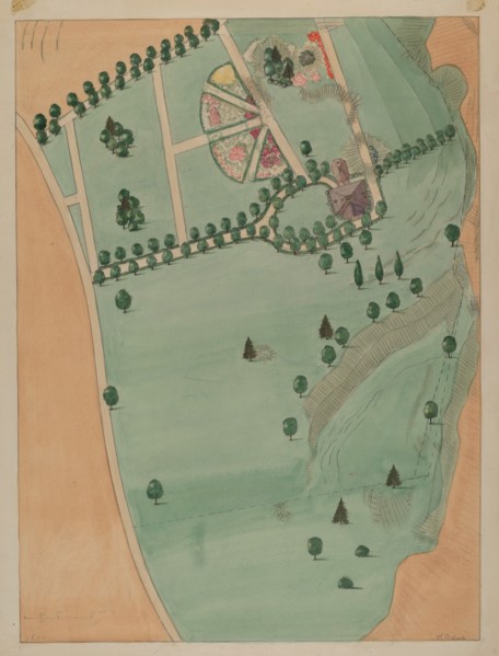 Eliza B. Jumel Estate, c. 1936. Creator: Virginia Richards.