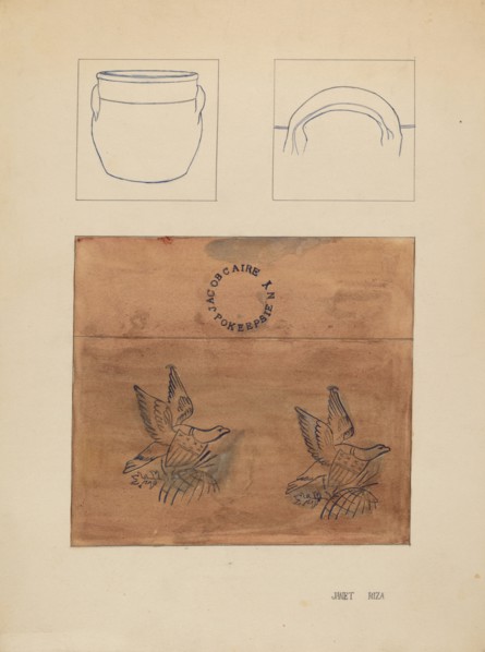 Crock, c. 1937. Creator: Janet Riza.
