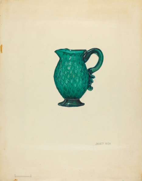 Cream Pitcher, c. 1940. Creator: Janet Riza.