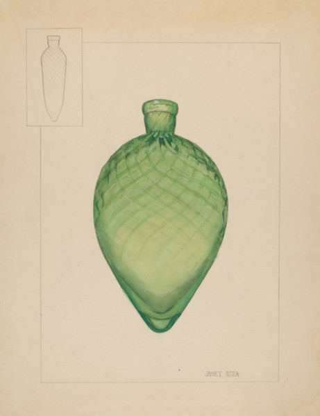 Flask, 1935/1942. Creator: Janet Riza.