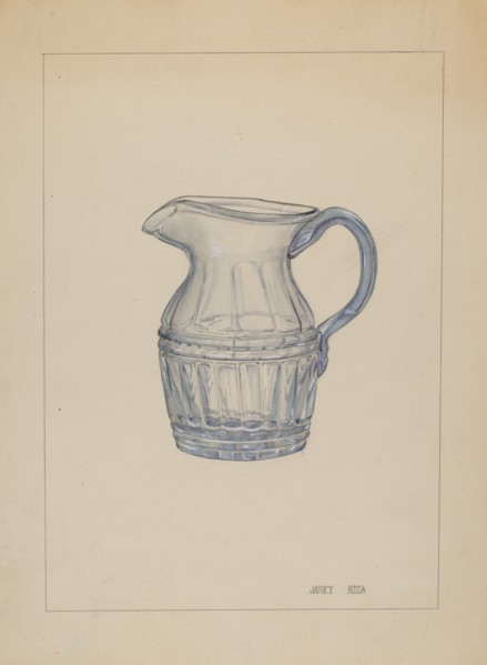 Cream Pitcher, c. 1937. Creator: Janet Riza.