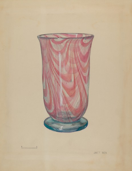 Glass, c. 1938. Creator: Janet Riza.