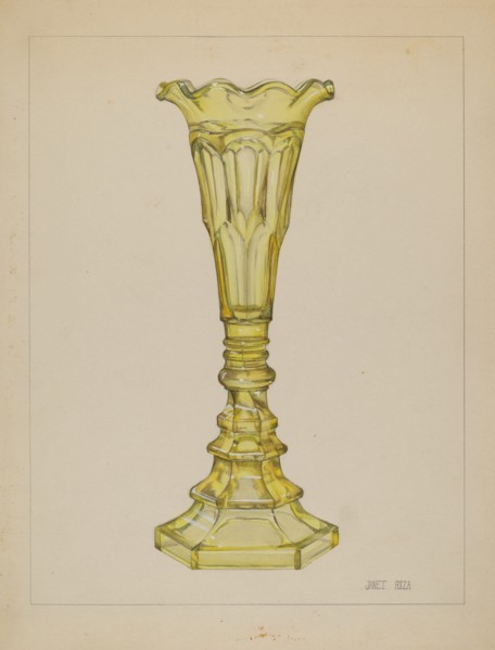 Vase, c. 1936. Creator: Janet Riza.